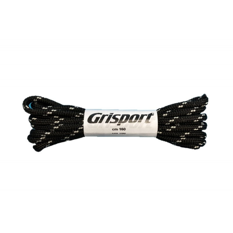 Grisport Tkanicky do bot 160 cm cerno bile kulate