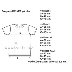 _Progress DC NKR petrol panske tenke funkcni rychleschnouci triko kratky rukav zmereno