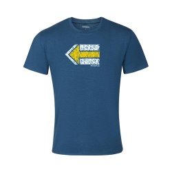 Progress Aromatic KCT petrol panske triko kratky rukav s kavovou viskozou Cocarber