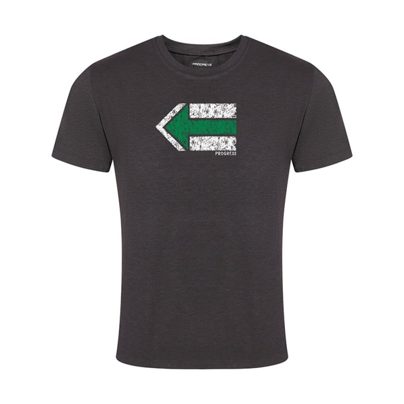 Progress Aromatic KCT antracit panske triko kratky rukav s kavovou viskozou Cocarber