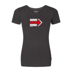Progress Aroma KCT antracit damske triko kratky rukav s kavovou viskozou Cocarber