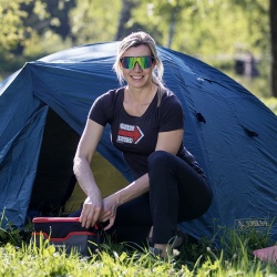 Progress Aroma KCT antracit damske triko kratky rukav s kavovou viskozou Cocarber 3