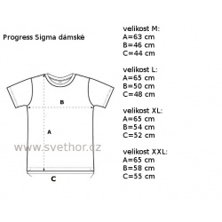 _Progress Sigma cerna damske funkcni rychleschnouci triko kratky rukav zmereno