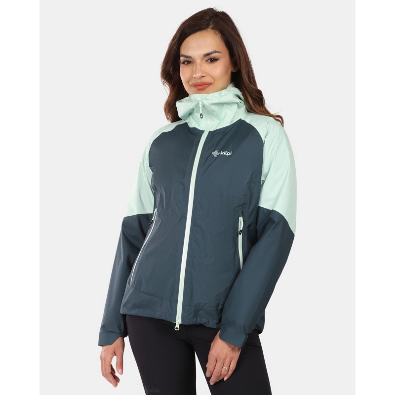 Kilpi HurricaneW tmave zelena YL0102KIDGN damska lehka nepromokava bunda