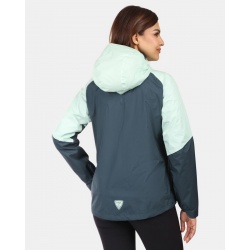 Kilpi HurricaneW tmave zelena YL0102KIDGN damska lehka nepromokava bunda 1