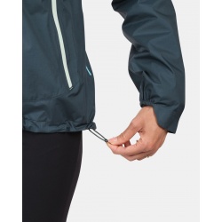 Kilpi HurricaneW tmave zelena YL0102KIDGN damska lehka nepromokava bunda 5