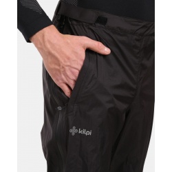 Kilpi Alpin M cerna WM0403KIBLK panske lehke sbalitelne nepromokave kalhoty 4