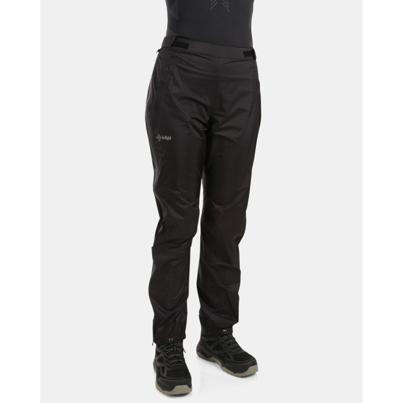 Kilpi Alpin W cerna WL0402KIBLK damske lehke sbalitelne nepromokave kalhoty