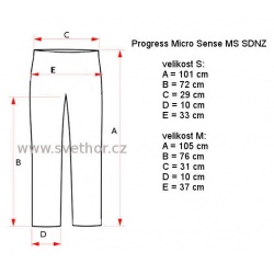 _Progres Micro Sense MS SDNZ cerna, model 2018 damske spodky dlouha nohavice