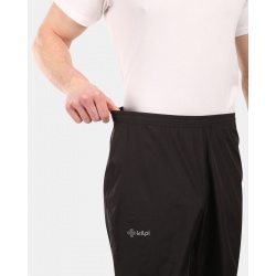Kilpi Maules M cerna YM0402KIBLK panske lehke sbalitelne vodeodolne kalhoty 2