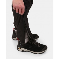 Kilpi Maules M cerna YM0402KIBLK panske lehke sbalitelne vodeodolne kalhoty 4