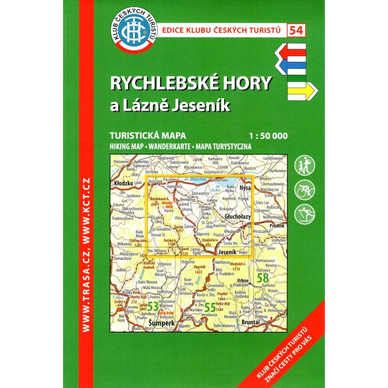 KcT 54 Rychlebske hory a Lazne Jesenik 50 000