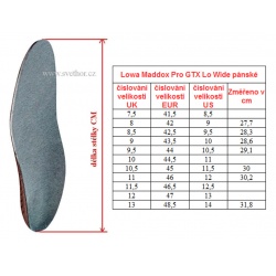 _Lowa Maddox Pro GTX Lo Wide black grey panske nizke nepromokave trekove boty zmereno