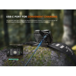 Fenix HL12R v20 nabijeci celovka interni akumulator USB dobijeni vodeodolna 6