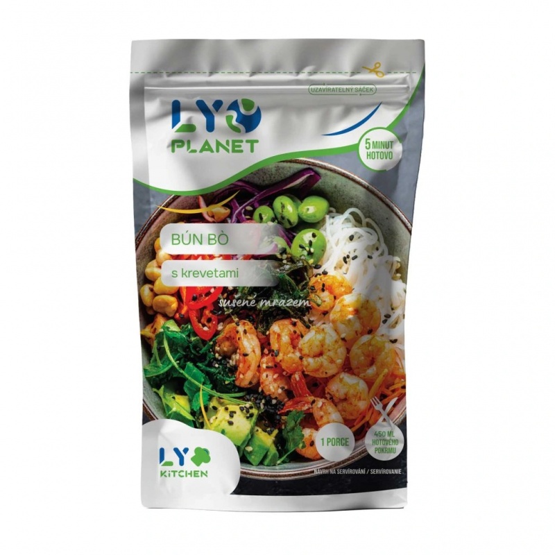FDC Lyo Bun bo kreveti 88g - mrazem susene jidlo na cesty 1 porce