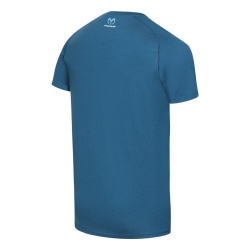 Progress Maor petrol melir panske triko kratky rukav merino vlna 1