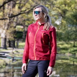 Progress Glider Lady jahodova damska lehka termoizolacni bunda vetrovka DWR 6