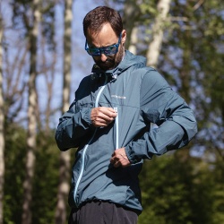 Progress Glider Man tmava petrol panska lehka termoizolacni bunda vetrovka DWR 6