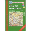 KČT 16 Mělnicko a Kokořínsko 1:50 000 turistická mapa