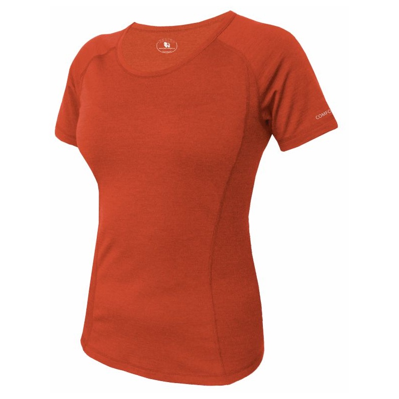 Jitex Kamada 801 Ts tmave oranzova damske triko kratky rukav Merino vlna