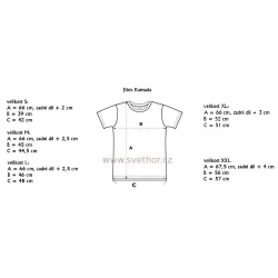 _Jitex Kamada 801 Ts tmave oranzova damske triko kratky rukav Merino vlna zmereno