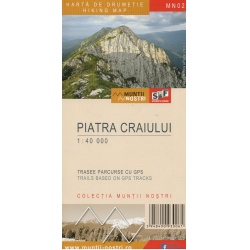 Schubert a Franzke MN02 Piatra Craiului 40 000 turisticka mapa