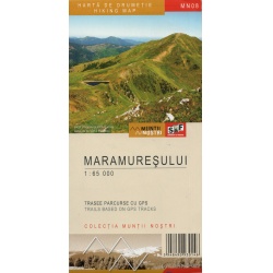 Schubert a Franzke MN08 Maramuresului 65 000 turisticka mapa