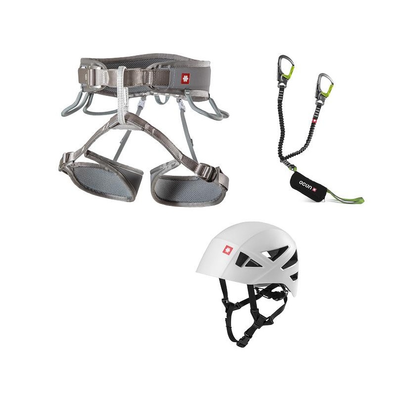 Ocun Via Ferrata Twist Shard Set ferratovy set s helmou Shard sedakem a brzdou Captur