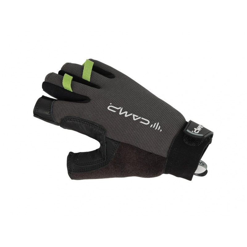 Camp Axion Light Fingerless unisex ferratove a lezecke rukavice s kozenou dlani