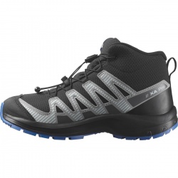 Salomon XA Pro V8 Mid WP J 477298 black monument detske nepromokave trekove boty 1
