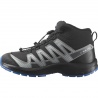 Salomon XA Pro V8 Mid WP J 477298 black monument detske nepromokave trekove boty 1