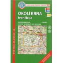 KČT 83 Okolí Brna, Ivančicko 1:50 000 turistická mapa