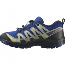 Salomon XA Pro V8 WP J 477296 nautical blue black detske nizke nepromokave boty 1