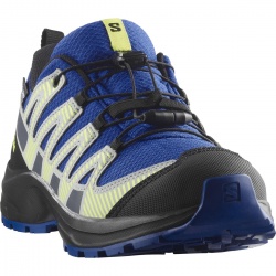 Salomon XA Pro V8 WP J 477296 nautical blue black detske nizke nepromokave boty 2
