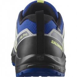 Salomon XA Pro V8 WP J 477296 nautical blue black detske nizke nepromokave boty 3