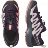 Salomon XA Pro V8 WP J 478571 plum kitten turbulence detske nizke nepromokave boty 5