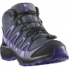 Salomon XA Pro V8 Mid WP J 478573 turbulence black detske nepromokave trekove boty 1