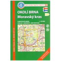 KČT 86 Okolí Brna, Moravský kras 1:50 000 turistická mapa