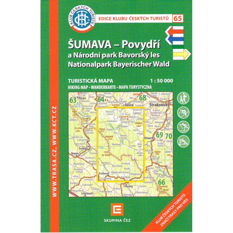 KcT 65 sumava, Povydri, Narodni park Bavorsky les 50 000