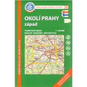 KČT 36 Okolí Prahy západ 1:50 000 turistická mapa