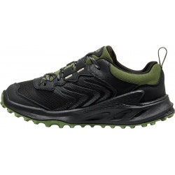 Keen Zionic WP Youth black bronze green detske nizke nepromokave trekove boty 2
