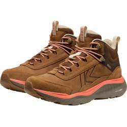 Keen Leiki Leather Mid WP W chipmunk bison damske nepromokave kozene trekove boty 3