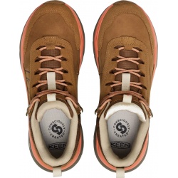 Keen Leiki Leather Mid WP W chipmunk bison damske nepromokave kozene trekove boty 4