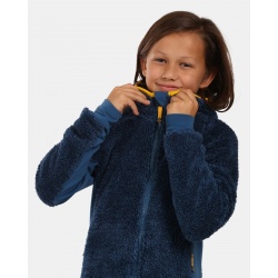 Kilpi Norka-JB tmave modra WJ0201KIDBL detska fleecova plysova mikina Opti-Heat 2