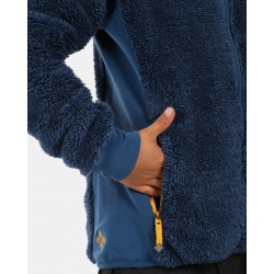 Kilpi Norka-JB tmave modra WJ0201KIDBL detska fleecova plysova mikina Opti-Heat 3