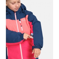 Kilpi Valera-JG tmave modra UJ0110 detska vodeodolna zimni lyzarska bunda 4