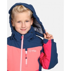 Kilpi Valera-JG tmave modra UJ0110 detska vodeodolna zimni lyzarska bunda 5