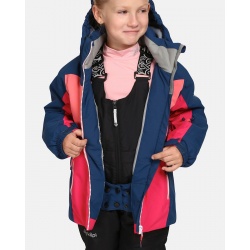 Kilpi Valera-JG tmave modra UJ0110 detska vodeodolna zimni lyzarska bunda 6