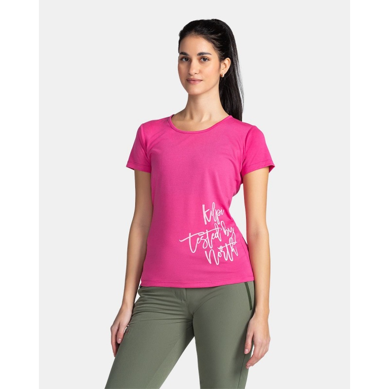 Kilpi Garove-W ruzova TL0316 damske funkcni outdoorove triko kratky rukav
