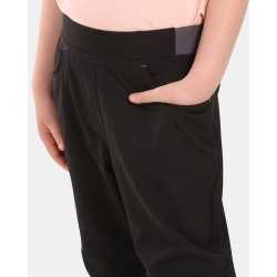 Kilpi Karido-J cerna YJ0507KIBLK detske lehke outdoorove vetruvzdorne kalhoty 5